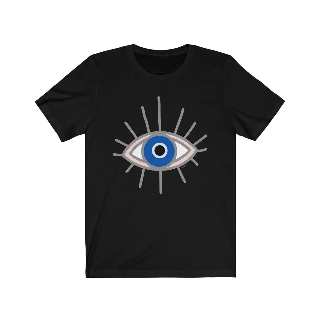 Evil Eye Unisex Tee sold by Always Stylish Mama product image thumbnail 3