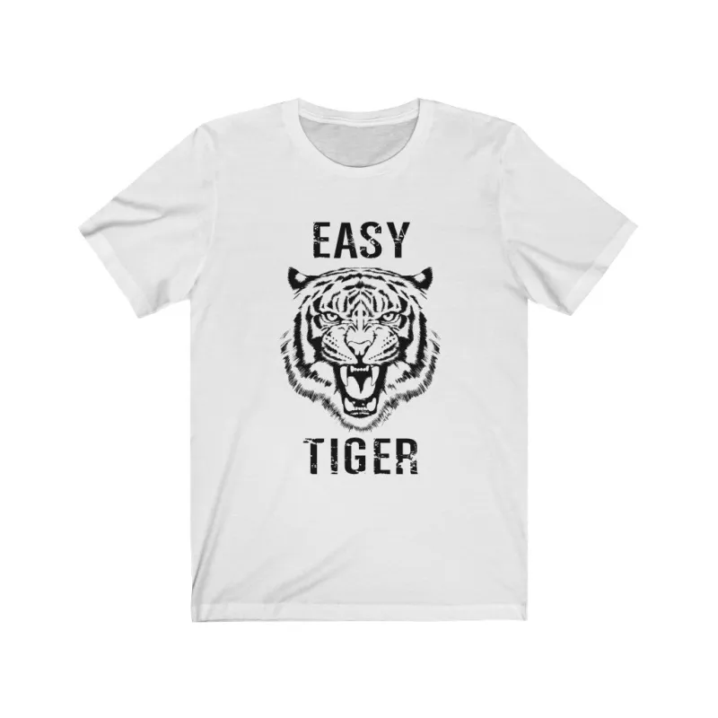 Easy Tiger Distressed Unisex Tee sold by Always Stylish Mama