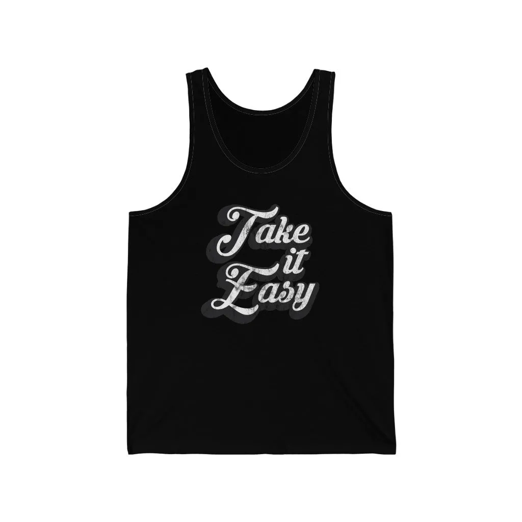Take It Easy Unisex Tank sold by Always Stylish Mama product image thumbnail 2