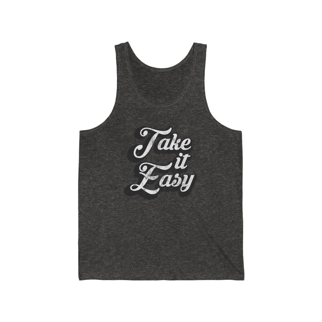 Take It Easy Unisex Tank sold by Always Stylish Mama product image thumbnail 3