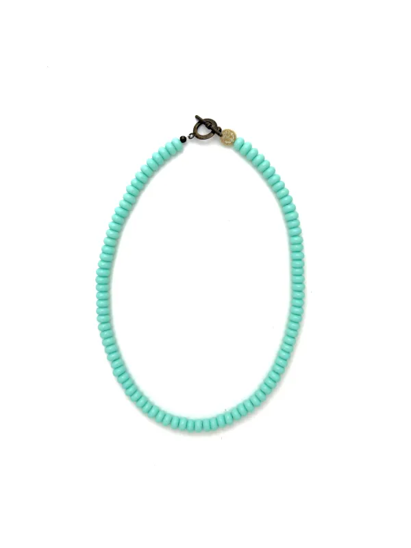 Sea Green Glass Beads - 18” sold by Anchor Beads