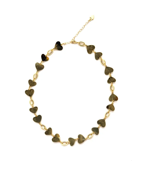 Heart Chain Necklace sold by Anchor Beads