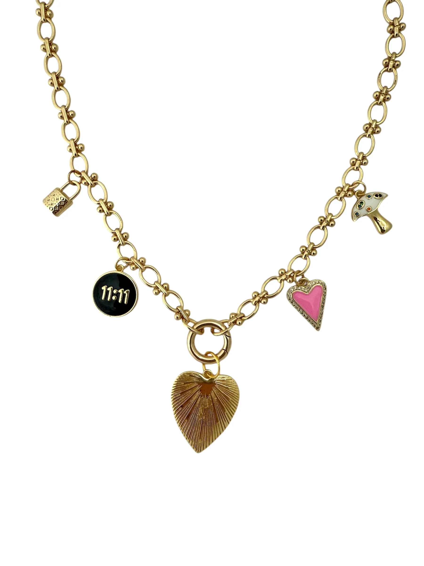 Charm Necklace - lucky in love sold by Anchor Beads product image thumbnail 3