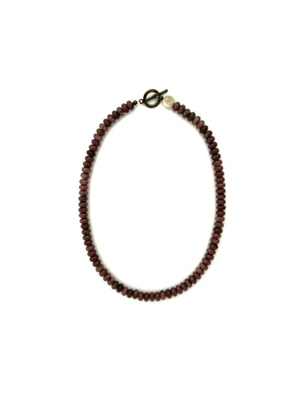 Brown Glass Beads - 18” sold by Anchor Beads
