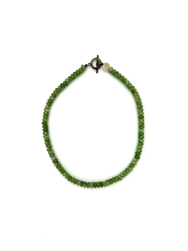 Green Glass Beads - 18” sold by Anchor Beads