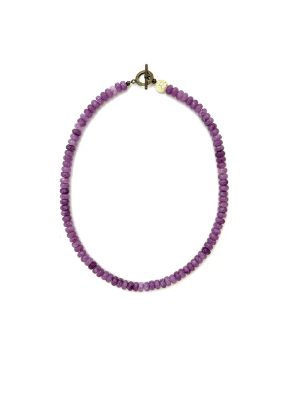 Purple Glass Beads - 18” sold by Anchor Beads
