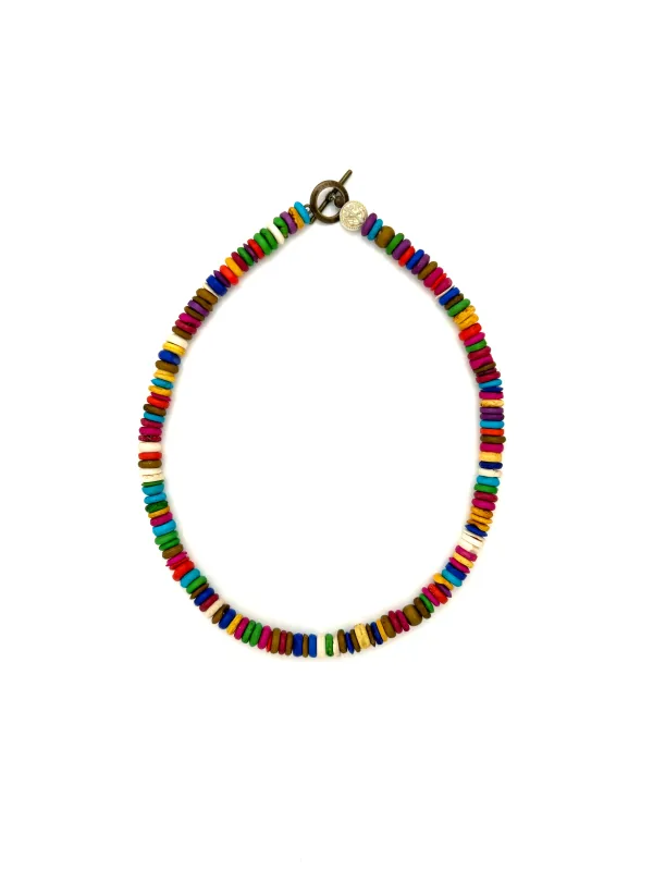 Short Bone Bead Necklace - 18” sold by Anchor Beads