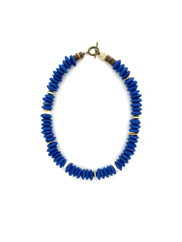 Cobalt Blue Saucer Glass- 18” sold by Anchor Beads