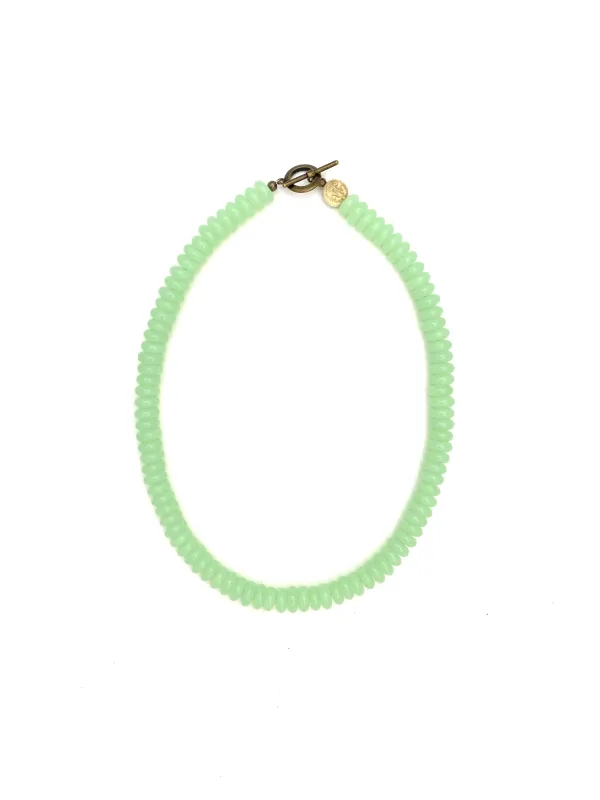Sea Foam Smooth Glass Beads - 18” sold by Anchor Beads
