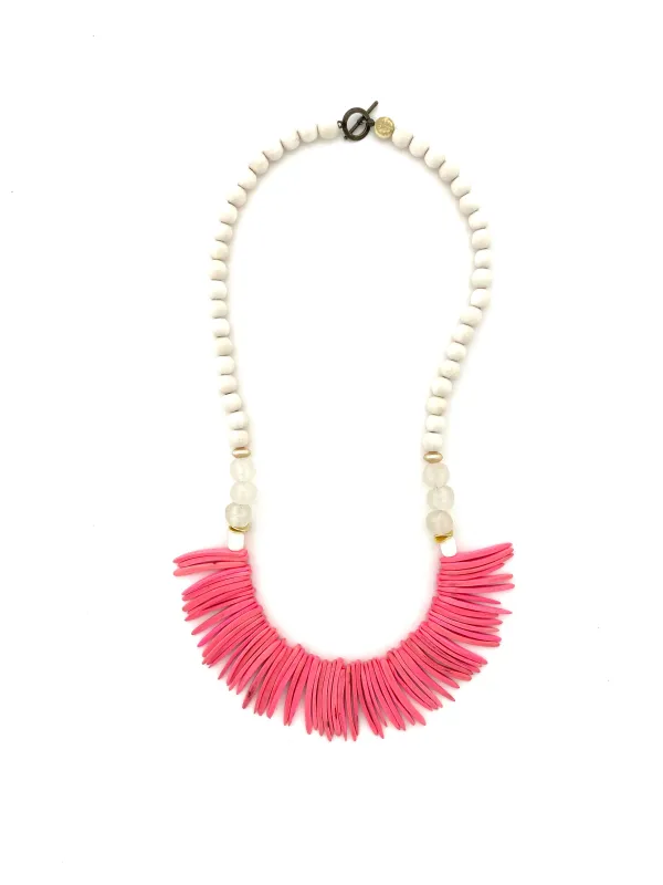 Coconut Wood Necklace sold by Anchor Beads