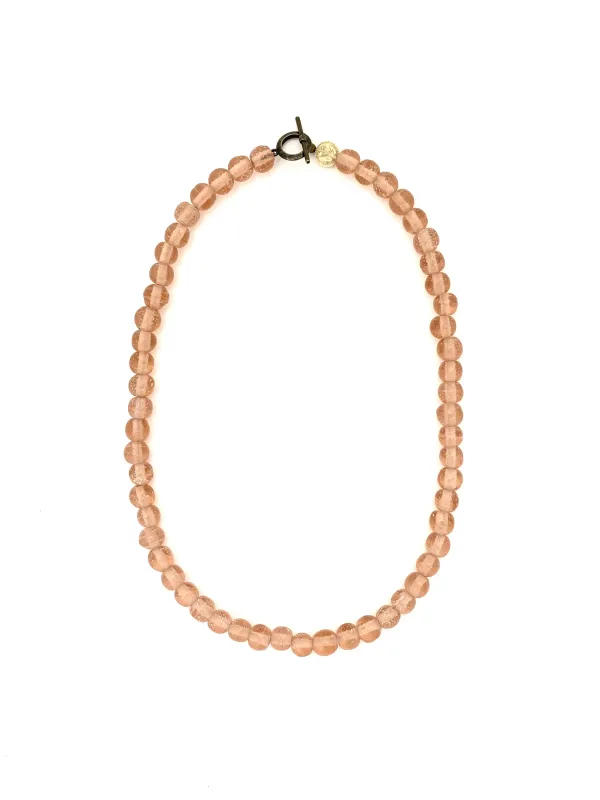 Blush Glass Beads - 22” sold by Anchor Beads