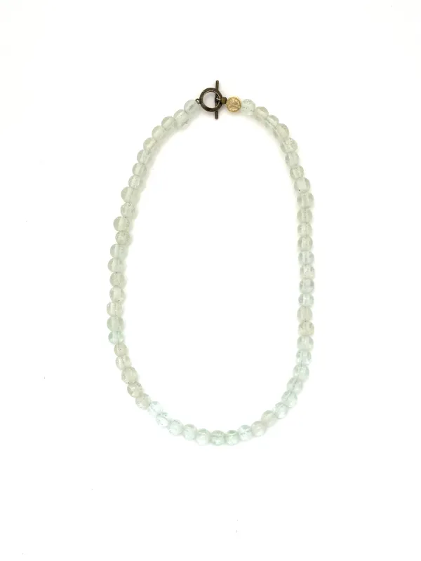 Clear Glass Beads - 22” sold by Anchor Beads