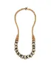 Bone Bead Necklace - peacock sold by Anchor Beads