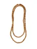 Long Wrap Coconut Wood Necklace sold by Anchor Beads