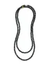 Long Wrap Necklace - black sold by Anchor Beads