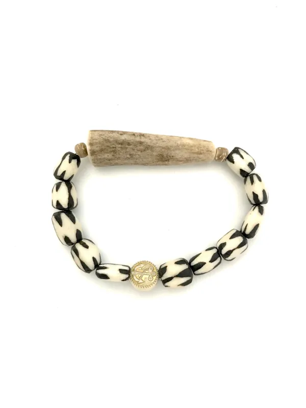 Antler Tip Bead Bracelet made by Anchor Beads
