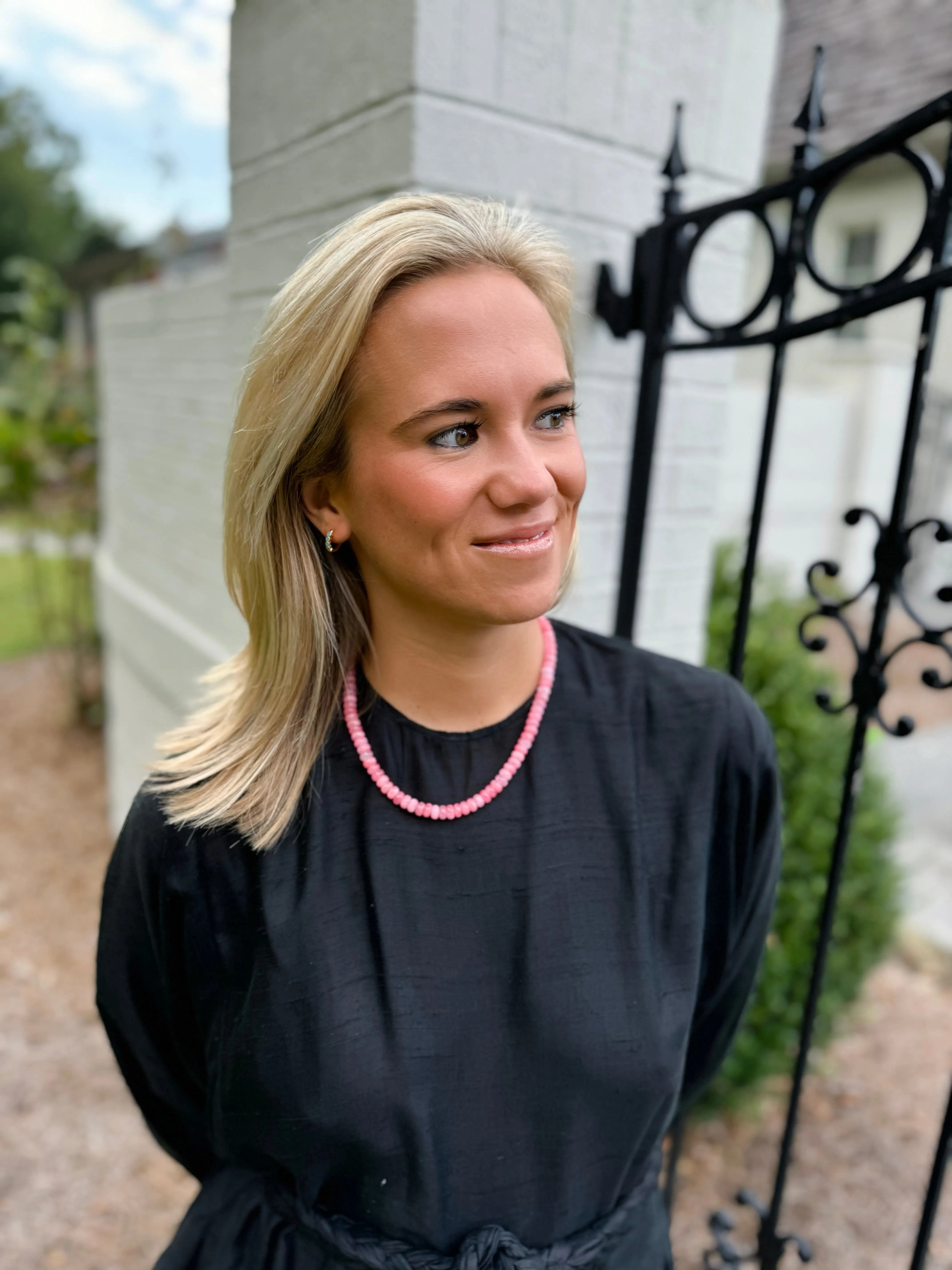 Pink Glass Beads - 18” sold by Anchor Beads product image thumbnail 2