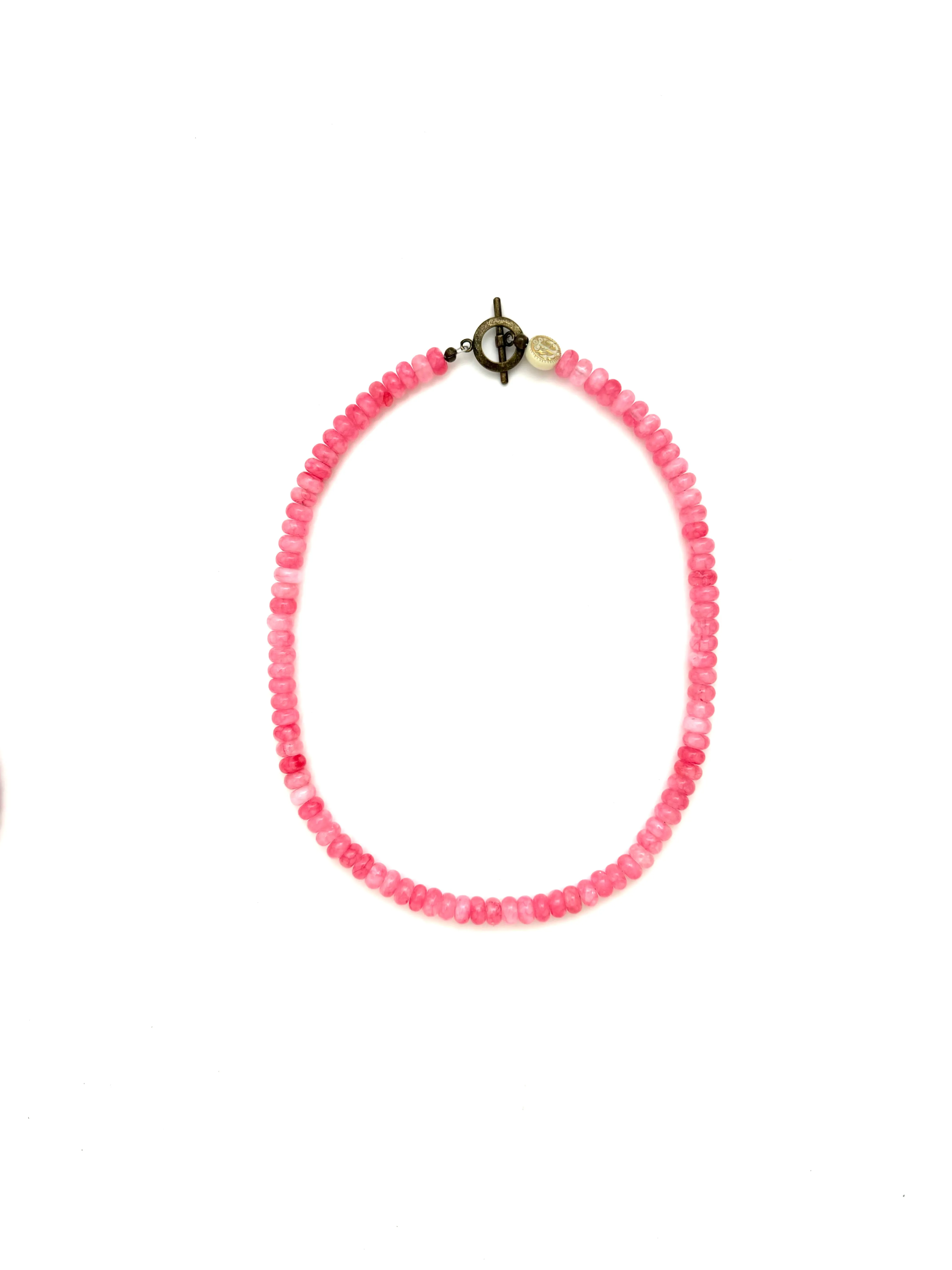 Pink Glass Beads - 18” sold by Anchor Beads