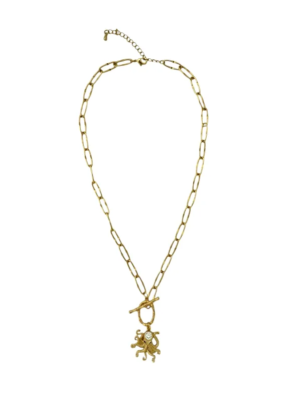 Charm Necklace - octopus sold by Anchor Beads