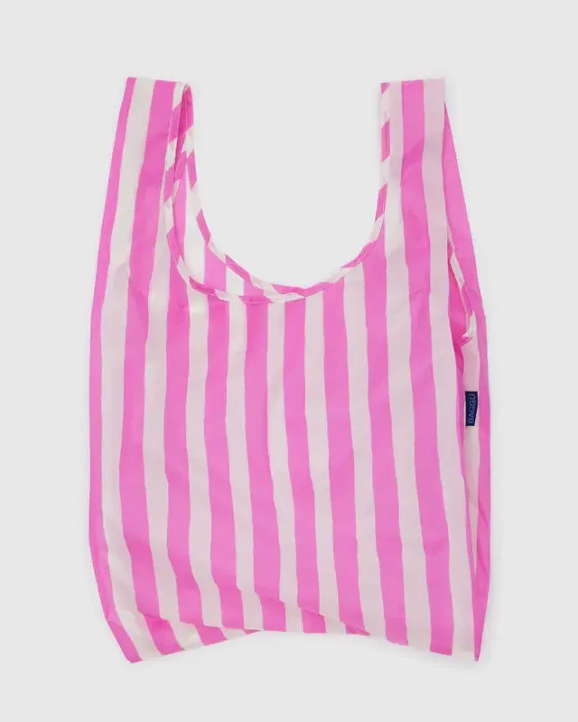 Standard Baggu - Pink Painted Stripe sold by Ascot + Hart