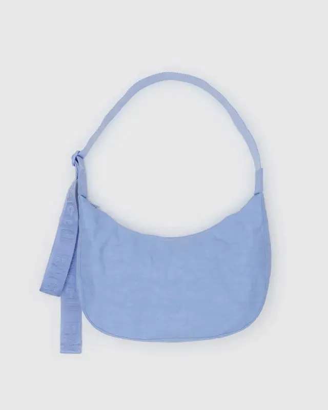 Medium Nylon Crescent Bag - French Blue w/ Key Leash sold by Ascot + Hart
