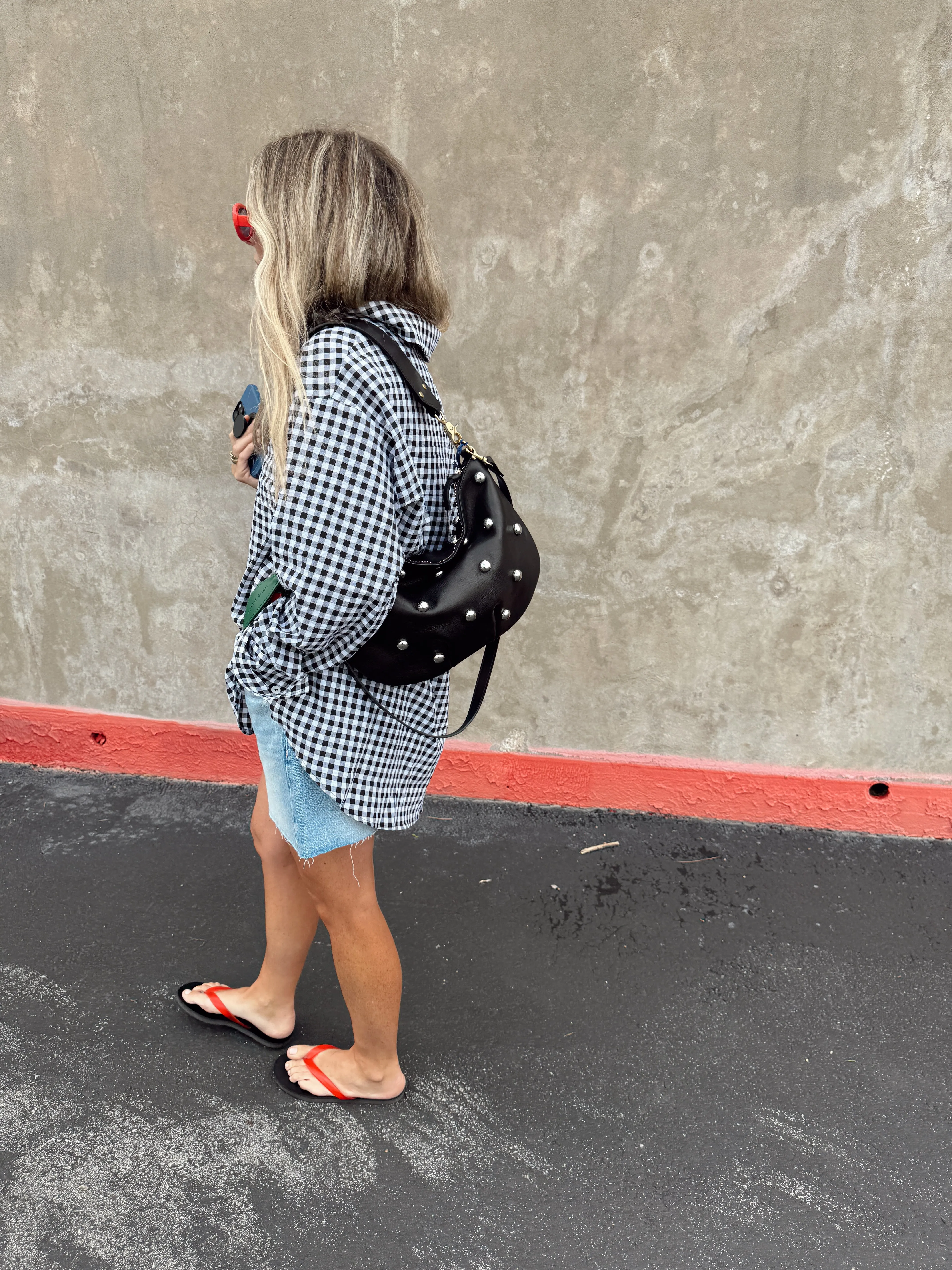 Nora Gingham Top sold by Ascot + Hart product image thumbnail 3