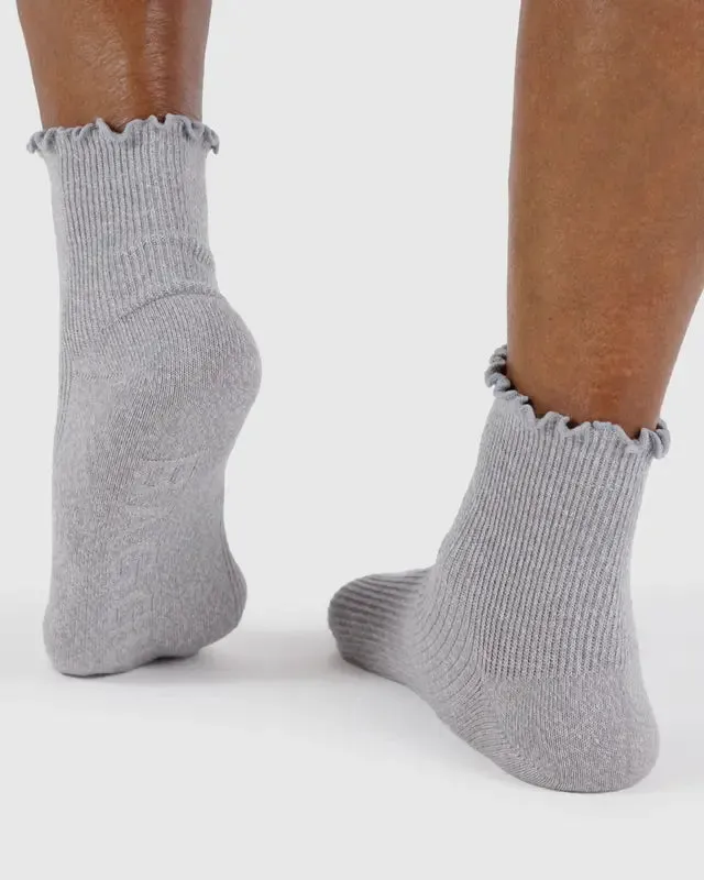 Lettuce Edge Socks (Set of 2) - Heather Grey & Black sold by Ascot + Hart product image thumbnail 3