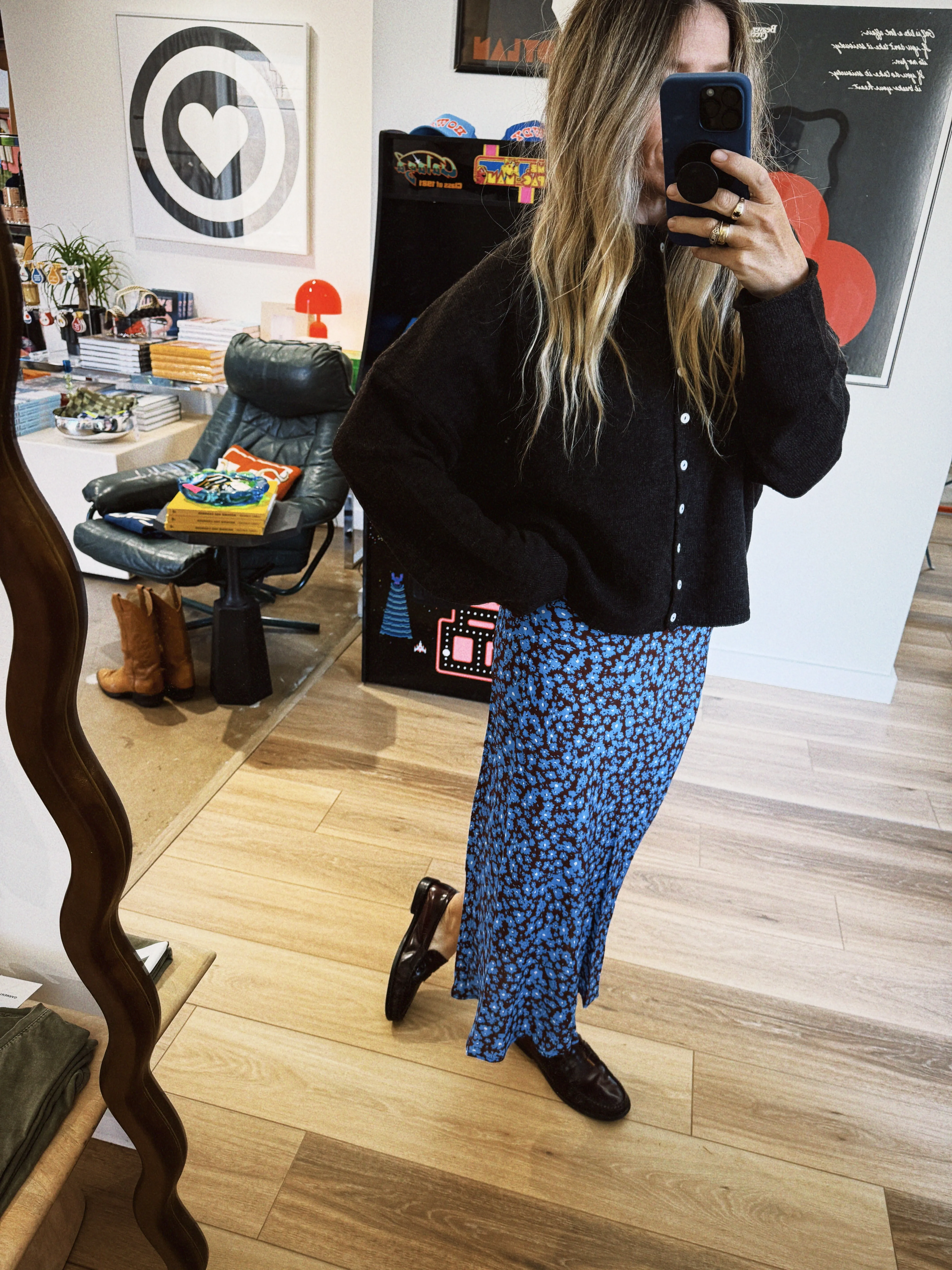 Amelia Floral Skirt sold by Ascot + Hart