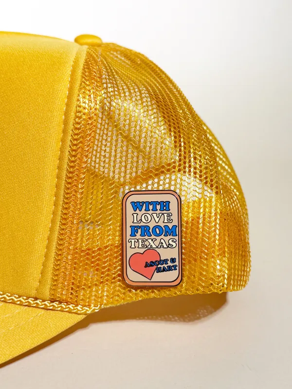 A+H With Love From Texas Pin made by Ascot + Hart