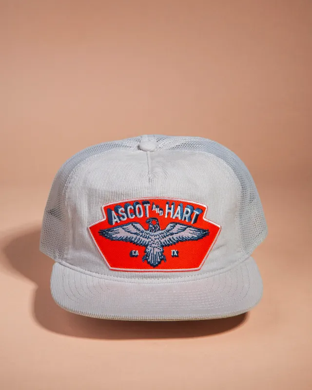 Eagle Patch Cord Hat made by Ascot + Hart