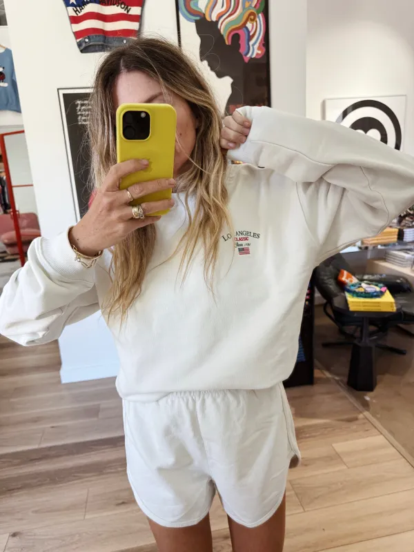 Los Angeles Terry Pullover sold by Ascot + Hart