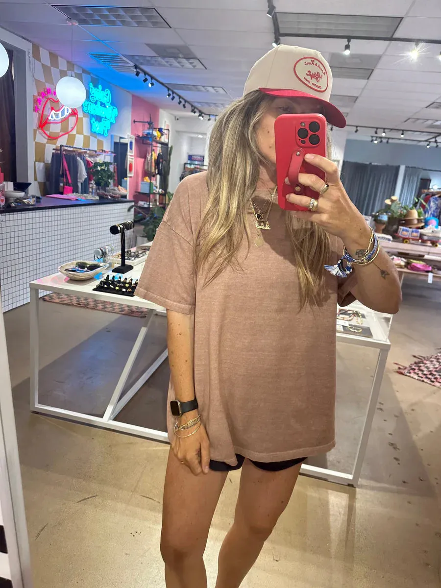 A+H Washed Cool Girl Tee sold by Ascot + Hart product image thumbnail 4