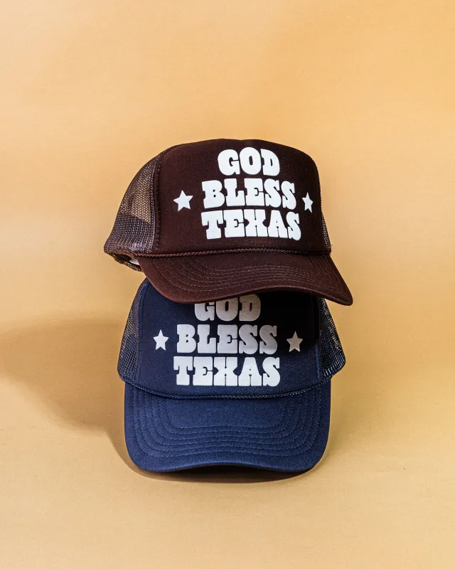 God Bless Texas Trucker sold by Ascot + Hart