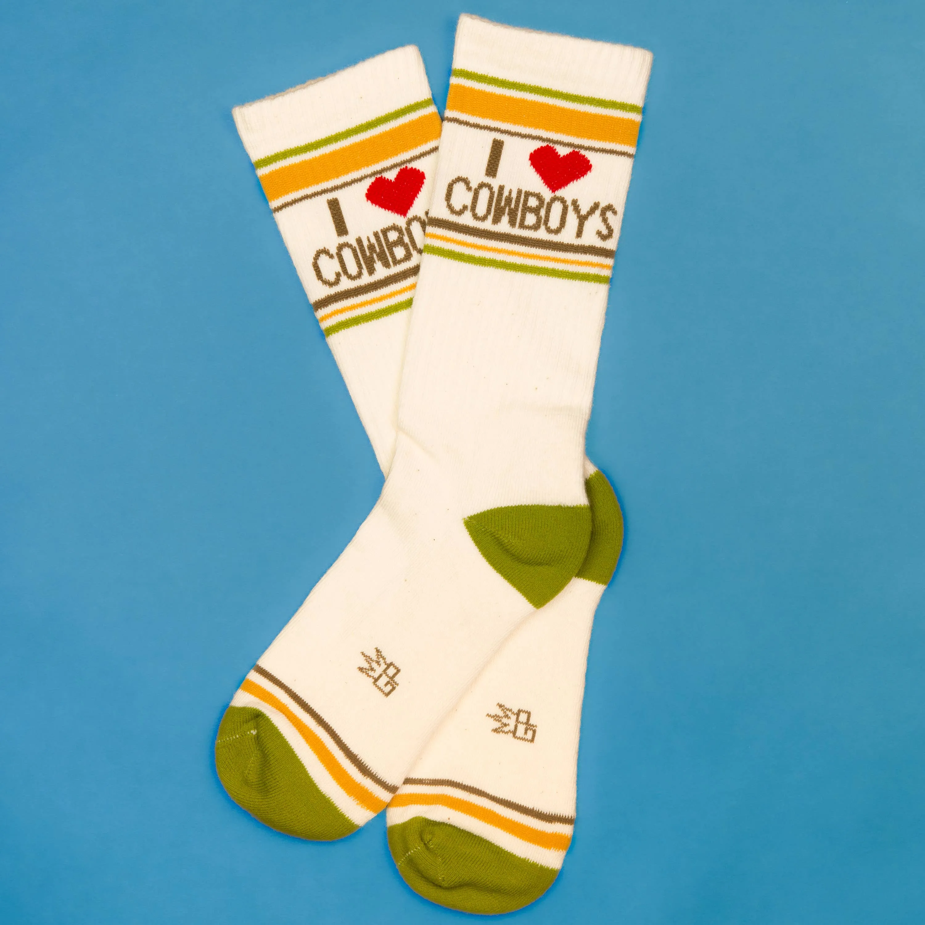 I Love Cowboys Crew Socks sold by Ascot + Hart product image thumbnail 2