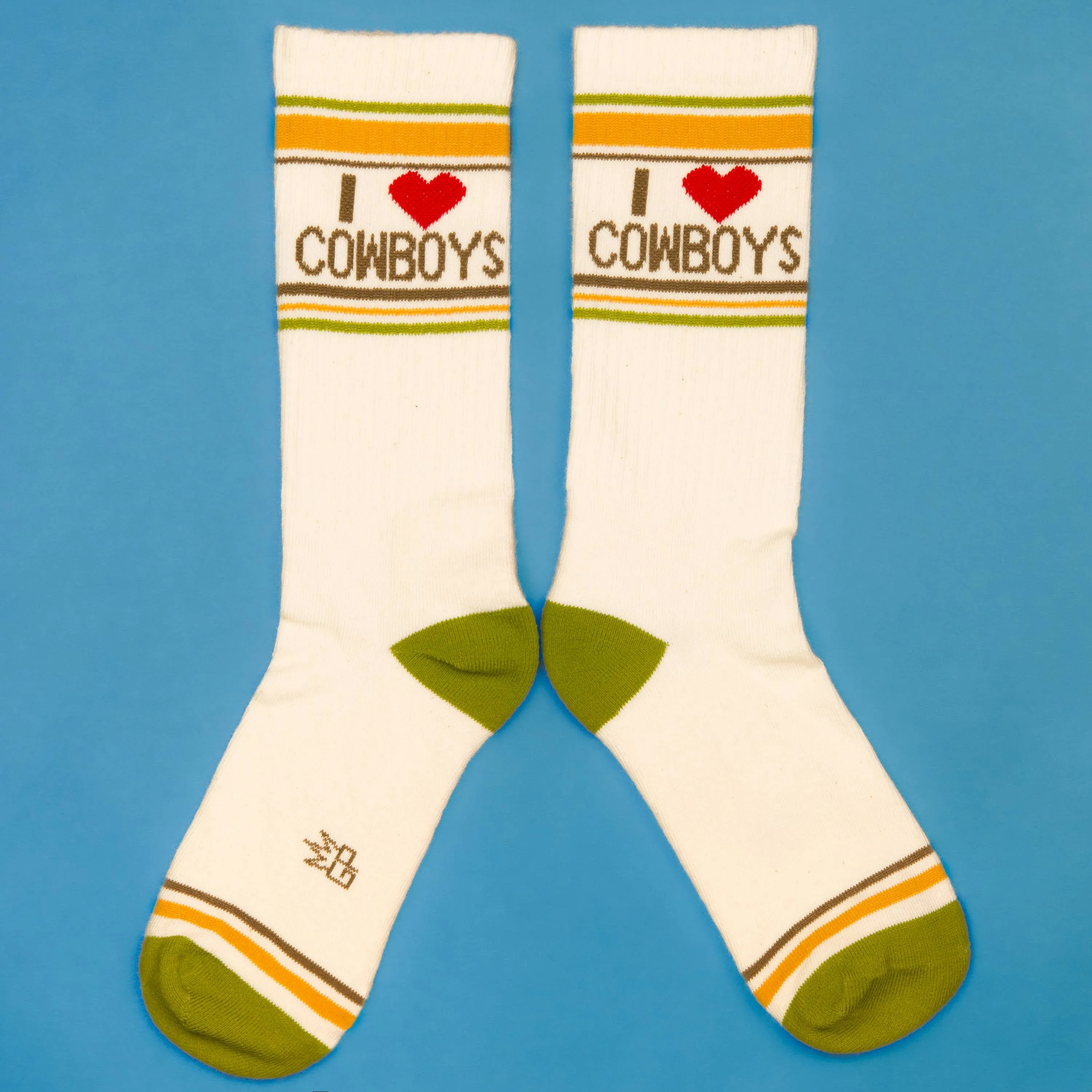 I Love Cowboys Crew Socks sold by Ascot + Hart product image thumbnail 3