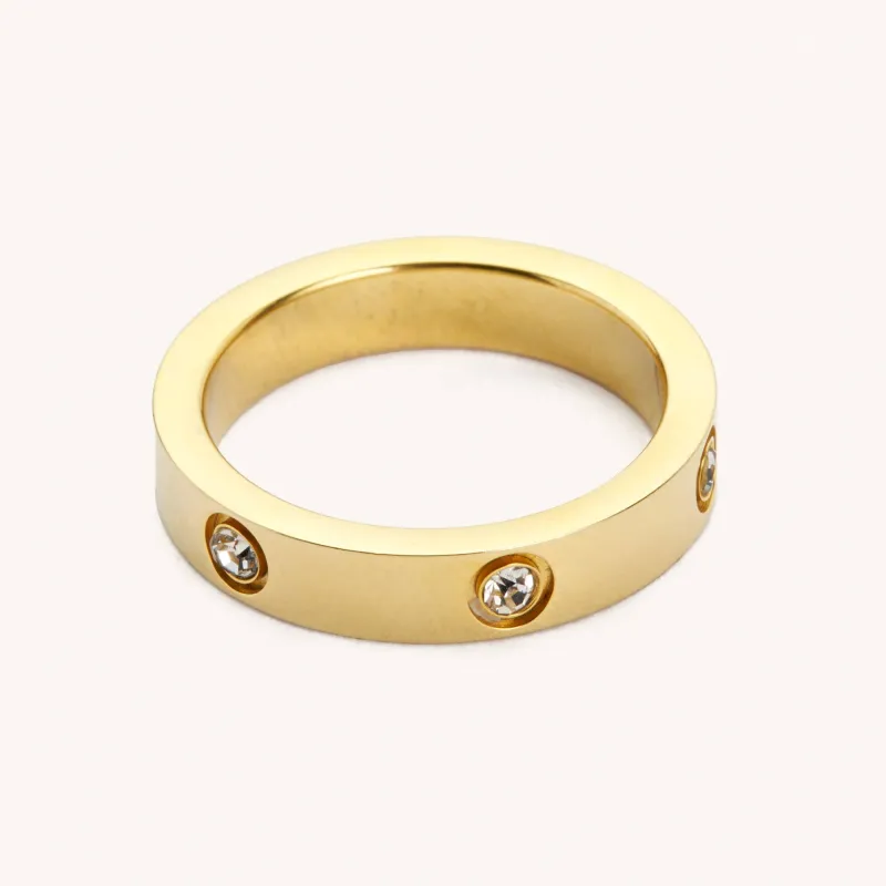 Corinne Gold Ring sold by Ascot + Hart