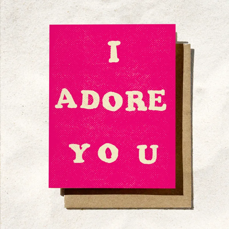 I Adore You Card sold by Ascot + Hart