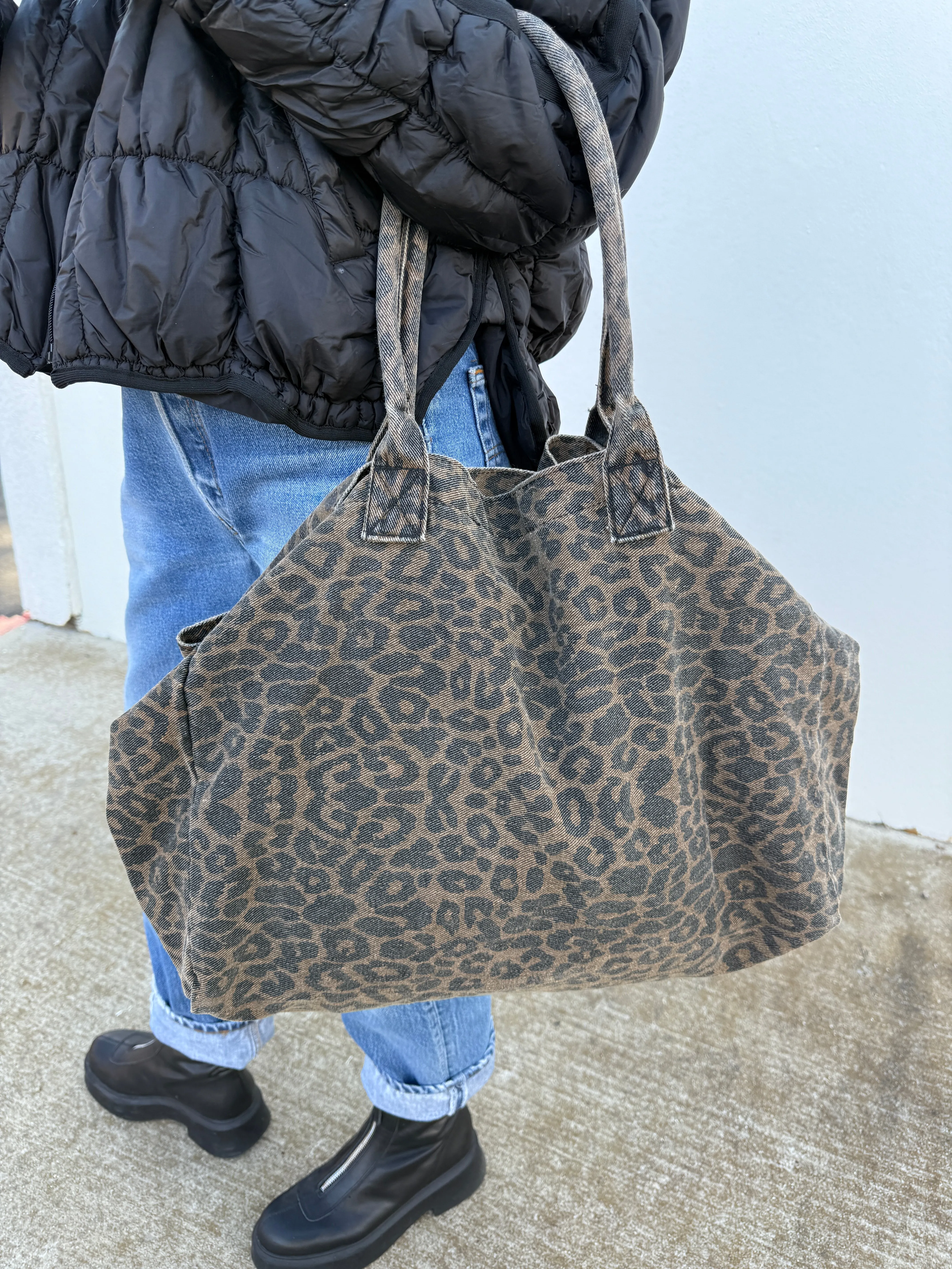 Leopard Tote sold by Ascot + Hart