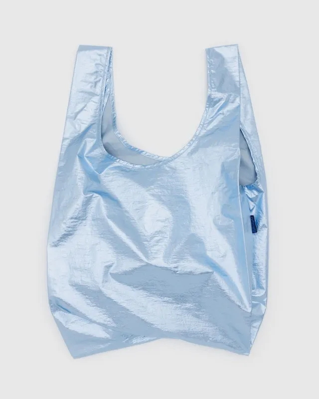 Standard Baggu - Metallic Light Blue sold by Ascot + Hart