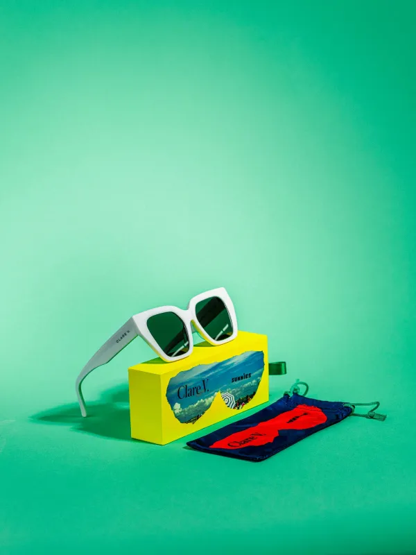 Clare V. Heather Sunglasses sold by Ascot + Hart