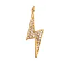 Pave Lightening Bolt Charm sold by Ascot + Hart