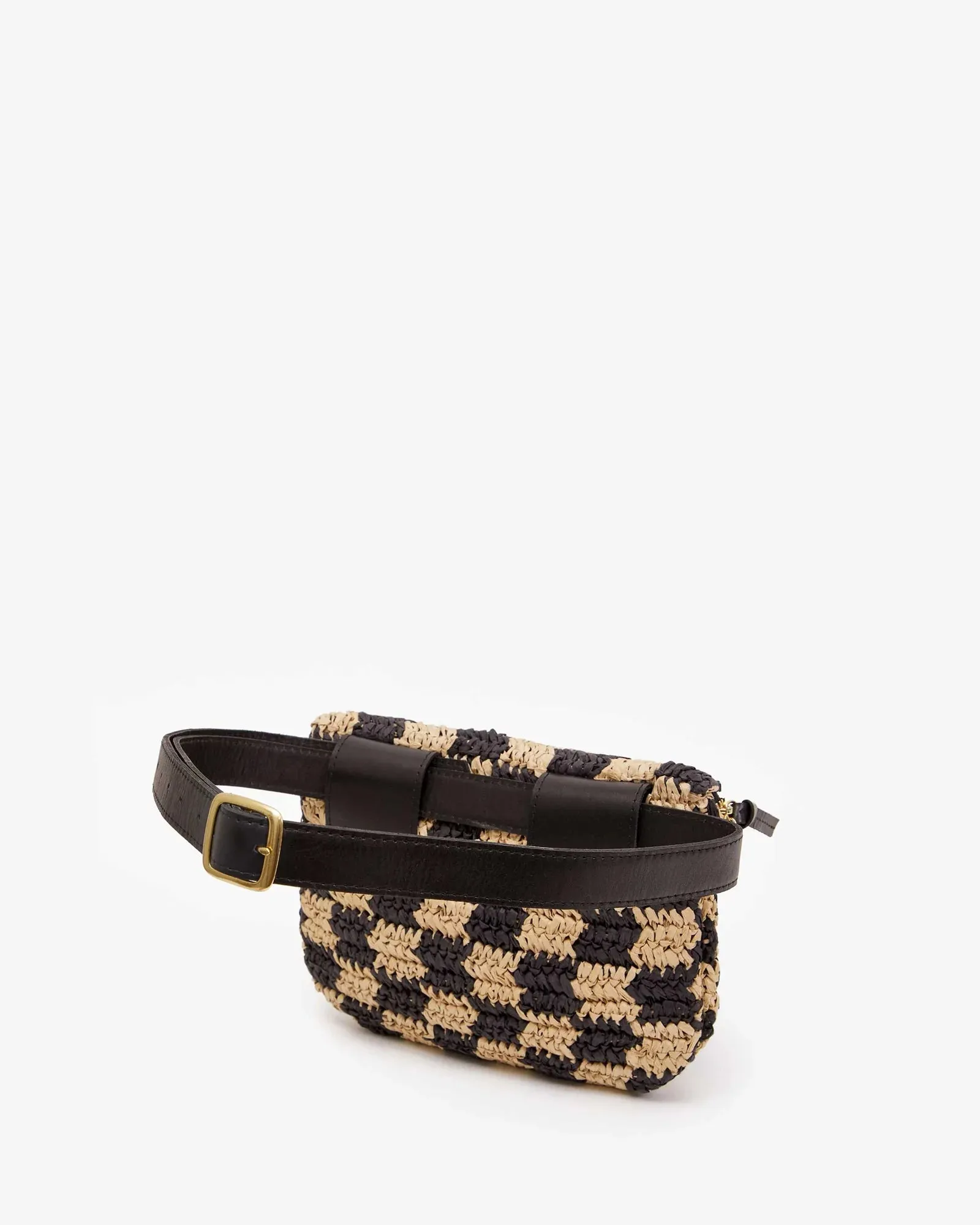 Clare V. Raffia Checker Fanny Pack sold by Ascot + Hart product image thumbnail 2