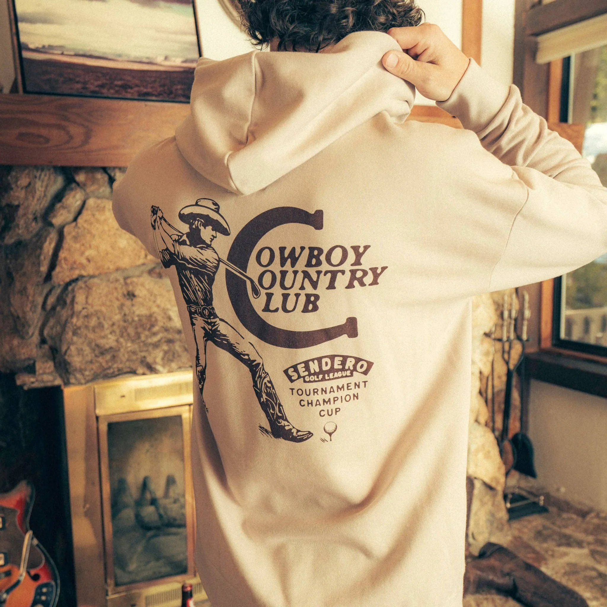 Cowboy Country Club Hoodie sold by Ascot + Hart product image thumbnail 5