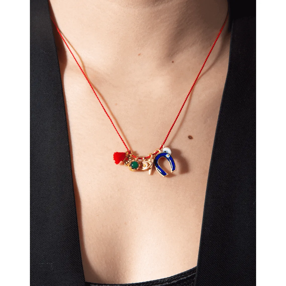 All The Luck Charm Necklace sold by Ascot + Hart product image thumbnail 4