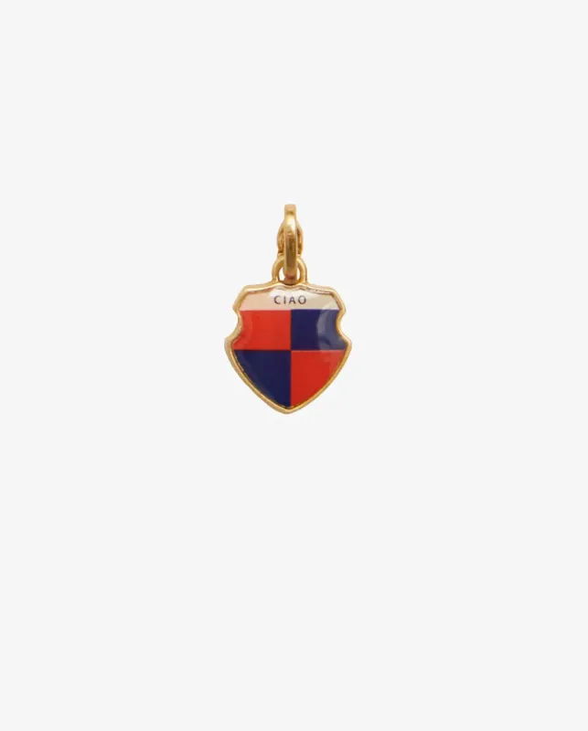Clare V. CV Crest Charm sold by Ascot + Hart