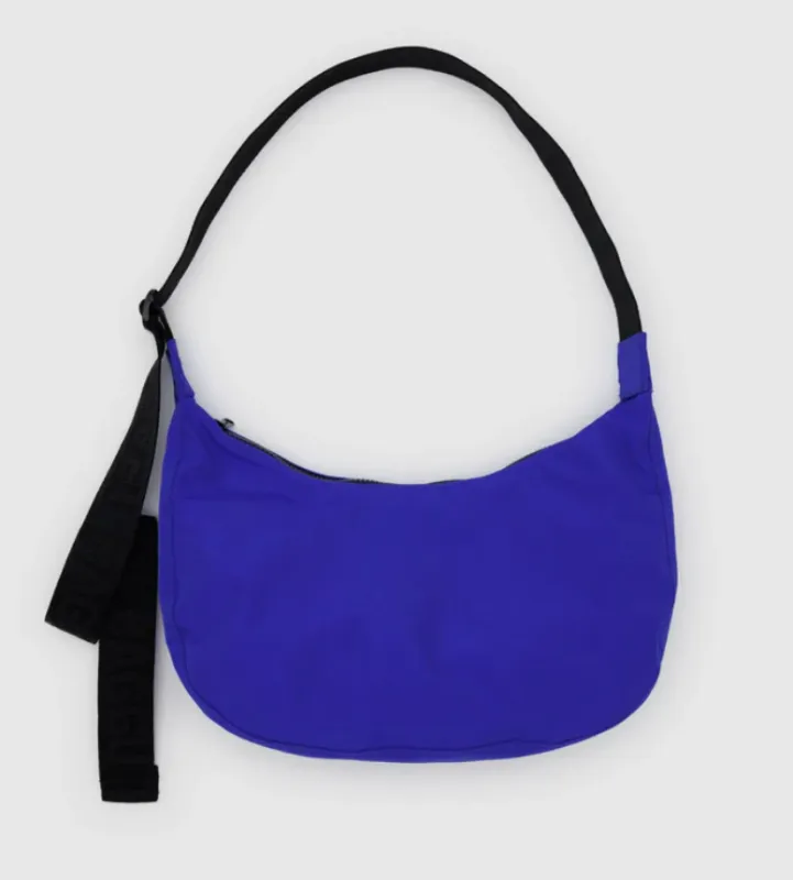 Medium Nylon Crescent Bag - Lapis sold by Ascot + Hart