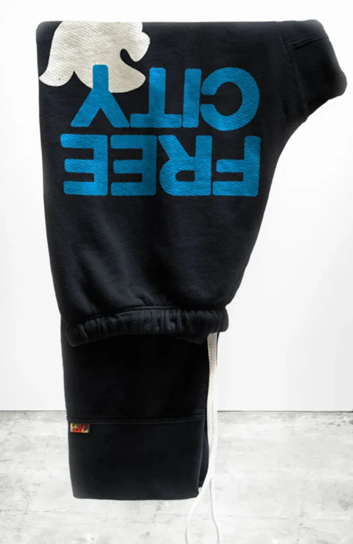 FREECITY 3/4 sweats - blackspace blue sold by Ascot + Hart