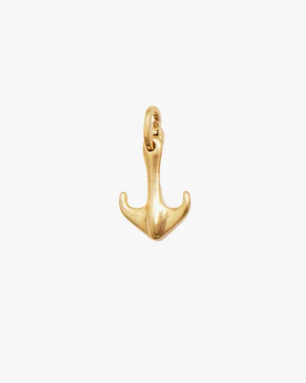 Clare V. Anchor Charm - Vintage Gold sold by Ascot + Hart