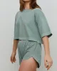 A+H Oversized Crop Tee sold by Ascot + Hart