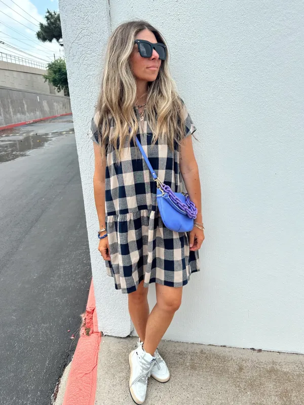 Willow Gingham Midi Dress sold by Ascot + Hart